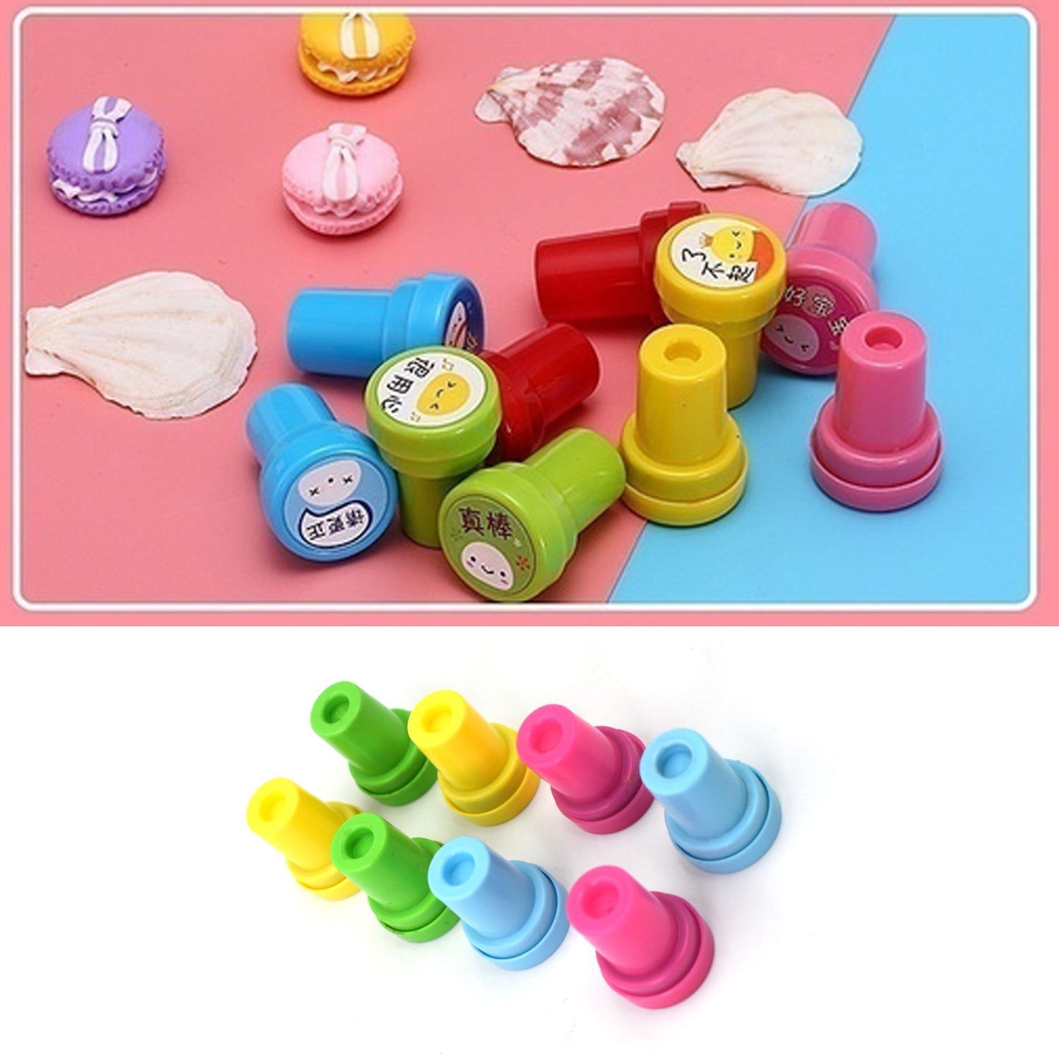 4803 Emoticon Stamps 8 pieces in Round Shape Stamp for Kids Theme Stamps for School Craft & Prefect Gift for Teachers, Parents and Students (Multicolor) 4803 Emoticon Stamps 8 pieces in Round Shape Stamp for Kids Theme Stamps for School Craft & Prefect Gift for Teachers, Parents and Students (Multicolor)